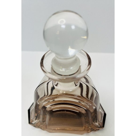 Crystal Perfume Bottle & Stopper Vintage Collezione Glass Line Italy 24% Lead 6” - Picture 6 of 10